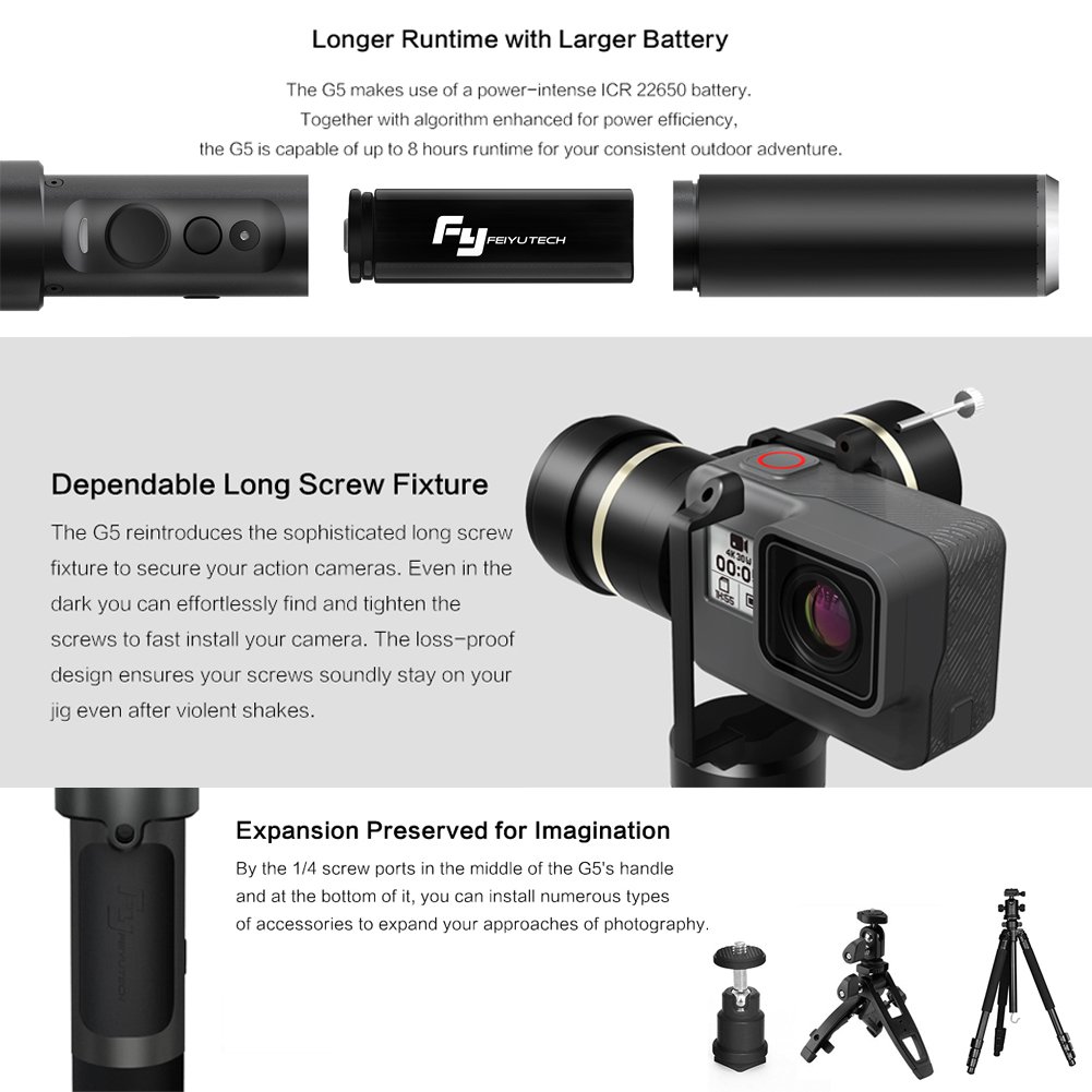 feiyu g5  アップグレード版  gopro 3軸 スタビライザー feiyu g5 アップグレード版 gopro 3軸 スタビライザー
